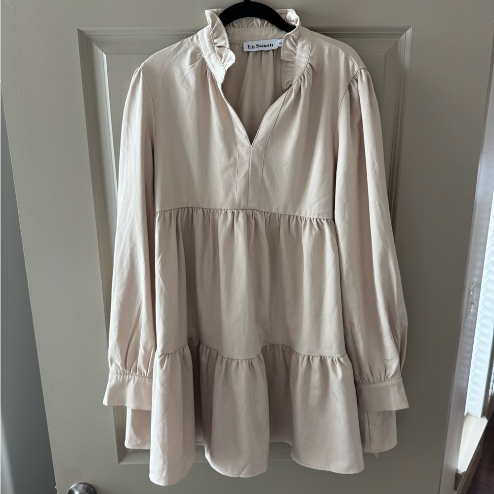 EnSaison Ruffled Mini Dress